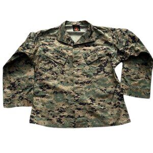 Propper International Inc USMC Camo Button-Front Utility Jacket - Size M Reg